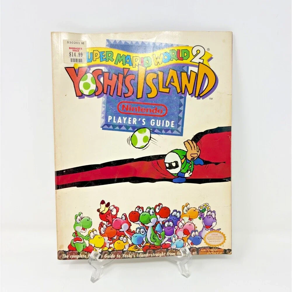 Nintendo Super Mario World 2 Yoshis Island Official Players Guide SNES Strategy